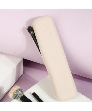 Simple And Convenient Makeup Brush Cosmetic brush Foldable Silicone Cosmetic Brush Organizer Space Saving Makeup Tool Storage Bag Waterproof for Profession Makeup Artists Magnetic style Pink - Buy Online on GoSupps.com