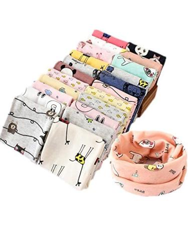 Fablcrew Kid's Blue Cartoon Pattern Warmer Scarf - Soft & Multi-Use Snood for Babies - Buy Online on GoSupps.com