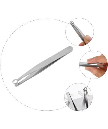 Ipetboom Nose Hair Scissors & Facial Trimmer - 1pc Silver Hair Clip & Paper Holder - 9.8x0.8cm | International Shipping Available - Buy Online on GoSupps.com