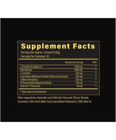 King's Champion Preworkout - Electric Berry Flavor | Boost Energy & Performance - Free International Shipping - Buy Online on GoSupps.com