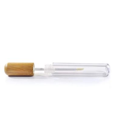 Healthcom 6ml Bamboo Lip Gloss Tubes - Refillable Plastic Balm Bottles for DIY Lipstick - Travel Size Cosmetic Containers for Women - Buy Online on GoSupps.com