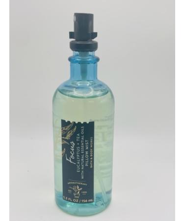 Focus Eucalyptus Tea All Over Body Mist 5.3 Ounce Pillow Linen Spray