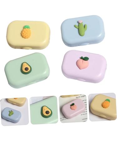 Solustrie 32pc Colored Contact Lens Holder Set - Eye Care Storage Case Mirror & Tweezers - Cartoon Design for Safe Contact Lens Protection - Buy Online on GoSupps.com