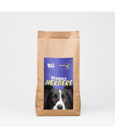 Hey Holy - Happy Herder's dry food - Premium Dry food for adult dogs with 40% chicken - 1 -pack (7kg) - cereal free only one animal protein particularly well tolerated chicken (herding dog)