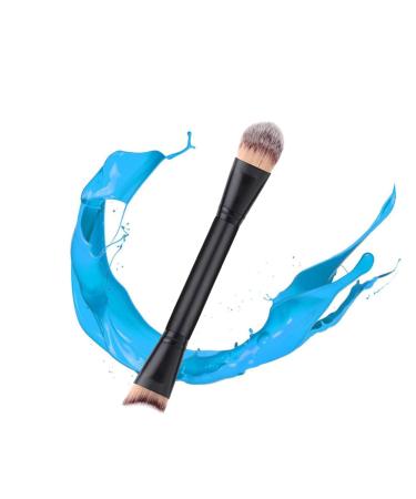 Beaupretty Dual Ended Brush Makeup ended brush cosmetics brush makeup brush poweder brush blush brush Bamboo wooden handle Blush Professional Makeup Brush