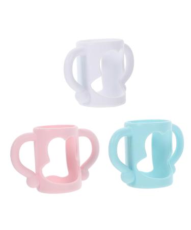 Abaodam 3 pcs Soft Handle Soft Bottle Handle for Multifunction Feeding Bottles Handle for Bottle Feeding Bottles Handle for