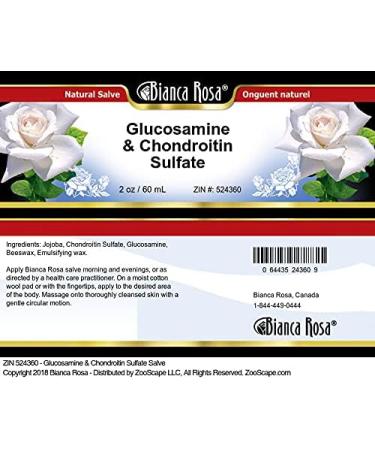 Bianca Rosa Glucosamine & Chondroitin Sulfate Salve (2 oz ZIN: 524360) - 3 Pack - Buy Online on GoSupps.com