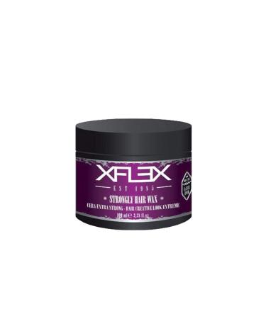 GEMSTONE XFLEX HAIR WAX professional hair wax 3 variants 100 ml extra strong for hairdressers STRONGLY 100 ml Confezione da 1 STRONGLY