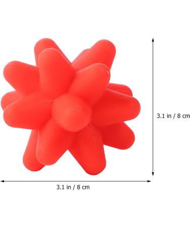 Buy Homsfou Star Fitness Ball | Silicone Massage & Exercise Ball for Muscle Relief | Perfect for Yoga & Studio Use - International Shipping Available - Buy Online on GoSupps.com