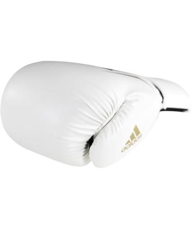 Buy Adidas Boxing Gloves Speed 50 - Durable 14 oz Punching Gloves for Adults - Comfortable White/Gold - International Shipping Available - Buy Online on GoSupps.com