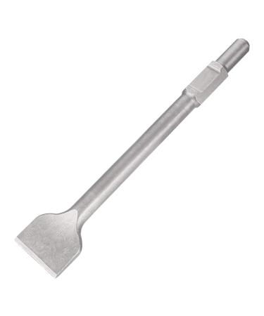 A-KARCK Hex Shank Scraping Chisel  Heavy Duty 1-1/8 Hex Chisel Bit for Electric Demolition Jack Hammer  Great for removing Tile and Stone