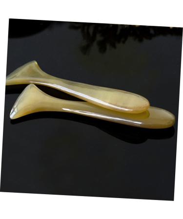 Lurrose Eye Massager Gua Sha Tool | Professional Facial Massage Stick for Women | Travel-Friendly Natural Horn Design - Buy Online on GoSupps.com