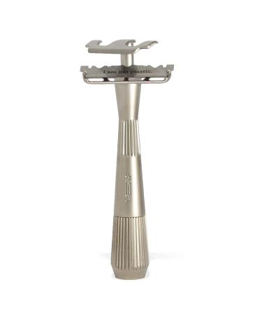 The Twig Razor (Silver) - Effortless and Eco-Friendly Shaving Solution - Buy Online on GoSupps.com