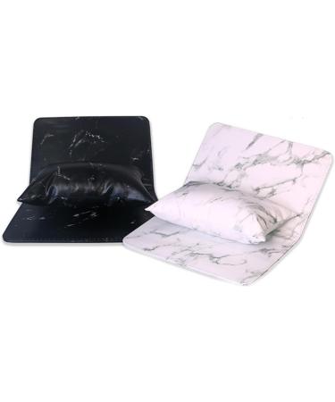 djkyu Marble Pu Leather Nail Art Hand Pillow Arm Rest Holder Pad Hand Rest Cushion Arm Holder Manicure Care Accessories (Color : White) - Buy Online on GoSupps.com