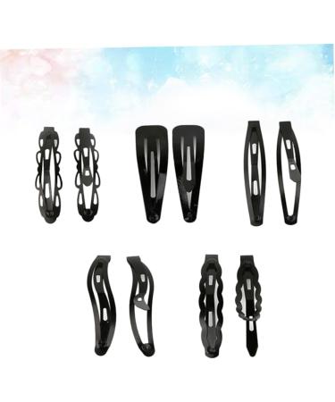 Beaupretty Simple Hair Clips snap snap barrettes clips for bows s clips alligator barrettes clips metal bow clips metal barrettes barrette child blank Metal Hair Clips - Buy Online on GoSupps.com