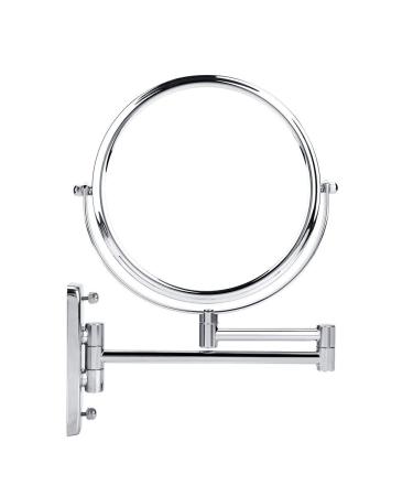 Wall Makeup Mirror  Rust Proof Wall Swivel Mirror  High Definition for Home Makeup Tool Hotel Makeup Supplies
