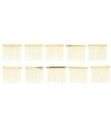 Chiwanji 10-Piece Vintage Hair Comb Set | Stylish Gold Hair Accessories for Women - Perfect for International Shipping - Buy Online on GoSupps.com