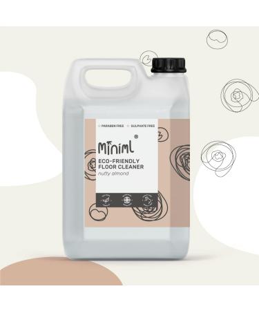 Miniml Eco Floor Cleaner Liquid 5L Refill - Almond Scented | Multi Purpose Hard Floor Cleaner | Vegan & Cruelty Free - Buy Online on GoSupps.com
