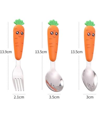 3PC Baby Cutlery Set - Witbicg Baby Learning Spoon for Children | International Shipping Available - Buy Online on GoSupps.com