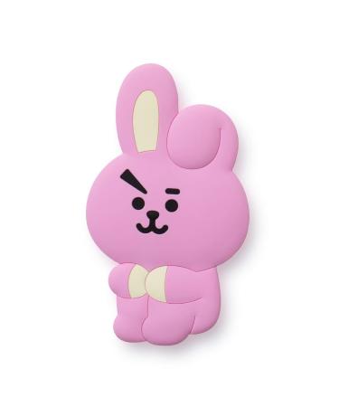 BT21 Cooky Character Small Mini Travel Handheld Hand Mirror for Women and Girls  Pink