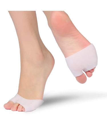 Hallux Valgus Corrector 2 Pair Bunion Corrector Pads Gel Toe Bunion Straightener Corrector Alignment Pain Relief for Hallux Valgus Hammer Toes Gel Bunion Protector Toe Separators Foot Pain Relief