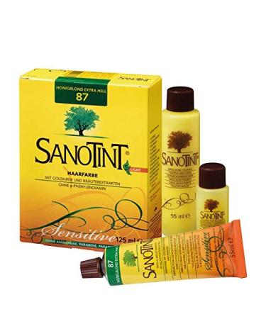 SANOTINT sensitive 87 Honey Blonde Extra Light (0.12 L) gold 1 piece (1 pack)