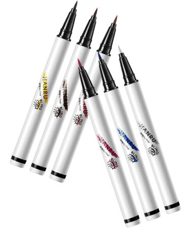 Didiseaon 12 Pcs Colored Eyeliner White Liquid Eyeliner Neon Liquid Eyeliner Cosmetics Abs Miss No Smudge - Buy Online on GoSupps.com