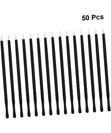 Beatifufu 50pcs Eye Makeup Tools Eyeliner Brush for Liner Cosmetic Eyeliner Applicator Makeup Eye Wands White - Buy Online on GoSupps.com