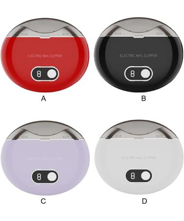 kawehiop Electric Nail Cutter with Three-Speed Speed Adjustment Automatic Nail Fingernail ABS Electric Nail Clip Nail Clippers Red - Buy Online on GoSupps.com