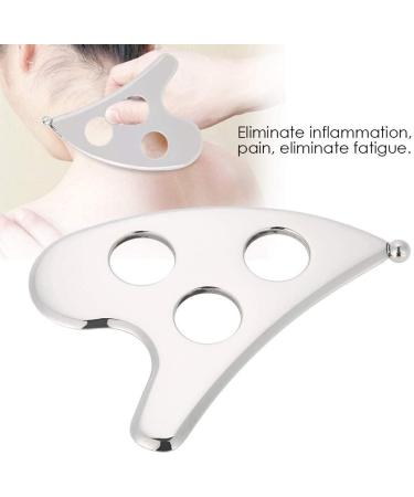 Premium Stainless Steel Gua Sha Tool for Facial & Body Massage - Pain Relief & Slimming Scrapper - Buy Online on GoSupps.com