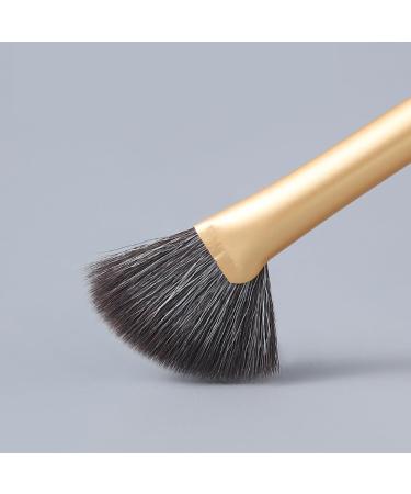 Angled Nose Contour Brush - Small Concealer & Eye Makeup Brushes (Black) | International Shipping Available - Buy Online on GoSupps.com