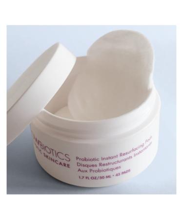 Glowbiotics Probiotic Instant Facial Resurfacing Pads | Exfoliate Hydrate & Renew Skin with Vitamin C & Lactic Acid - International Shipping Available - Buy Online on GoSupps.com