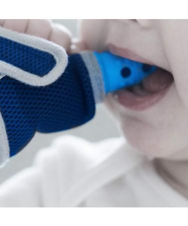ShowkingL Baby Finger Protector | Stop Thumb Sucking Wrist Band | Baby Care Gloves & Teether Pacifier for Newborns - Buy Online on GoSupps.com
