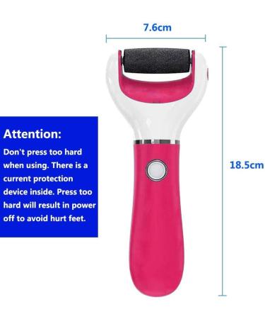 BOMPOW Electric Callus Remover - Rechargeable Foot File for Cracked Heels and Dead Skin - Buy Online on GoSupps.com