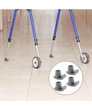 Fattoz Walker Ski Glides 4 Pieces Heavy Duty Walker Glides Walker Feet Accessories Walker Glide Skis for 1 1/8 Inch Tubes Tool - Buy Online on GoSupps.com