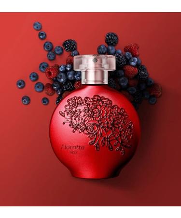 Floratta Red Perfume for women 75 ml 2.5 oz by O Botic rio Brazil - Buy Online on GoSupps.com