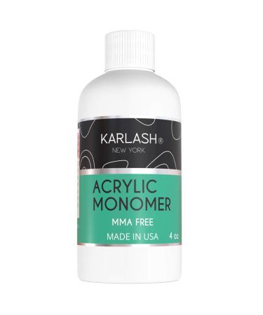 Karlash Professional Acrylic Liquid 4 oz Monomer MMA FREE for Doing Acrylic Nails  MMA free  Ultra Shine and Strong Nail 4 Fl Oz (Pack of 1)