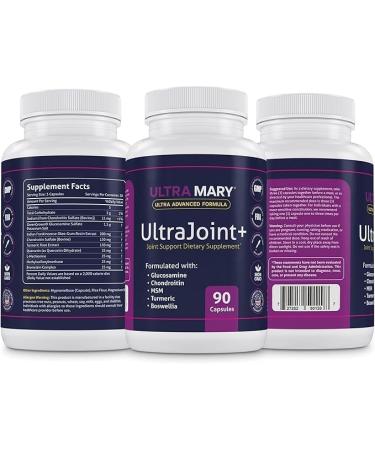 Joint Support UltraMary+(90 Capsules)+Magnesium Body Butter(4.23oz) Glucosamine 1500mg Chondroitin MSM Turmeric & Boswellia Muscle & Joint Relief Combo Lavender Scent Articulaciones & M sculos - Buy Online on GoSupps.com