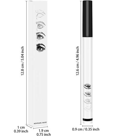 Eyebrow Pencil with 4 Fork Tip Eyebrow Contouring Pen Brow Pencils for Women Makeup Eyebrow Pen Pencil (Black) - Buy Online on GoSupps.com