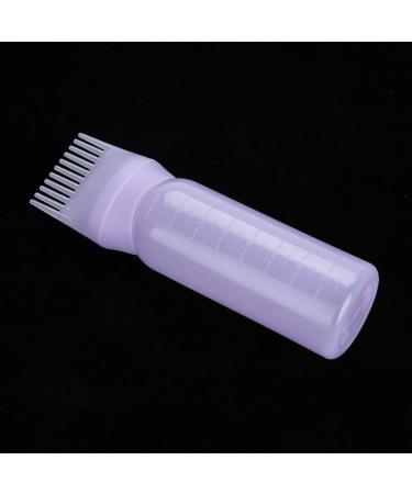 gernie Root Comb Applicator Bottle 160ml Oil Applicator for Hair Dye Bottle Applicator Brush with Graduated Scale Hair Dye Applicator Brush for Coloring Styling and Hairdressing (Blue) - Buy Online on GoSupps.com
