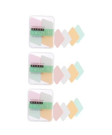Balacoo 3 Sets Powder Puff Mixer Sponges Makeup Sponge Makeup Accessories Puff Make up Makeup Egg