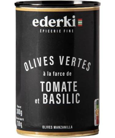 Green Olives with Tomato and Basil 300g Ederki x 2 - Buy Online on GoSupps.com