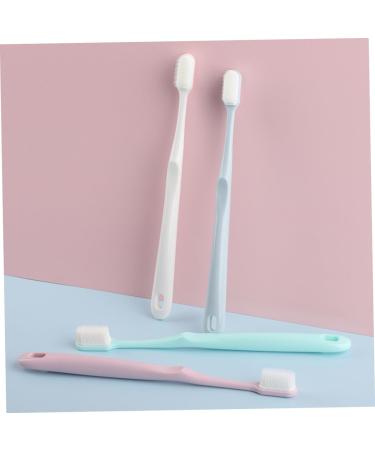 Partykindom 4-Piece Disposable Toothbrush Set for Adults - Practical Hotel & Gum Care Accessories for Pregnant Women - Buy Online on GoSupps.com