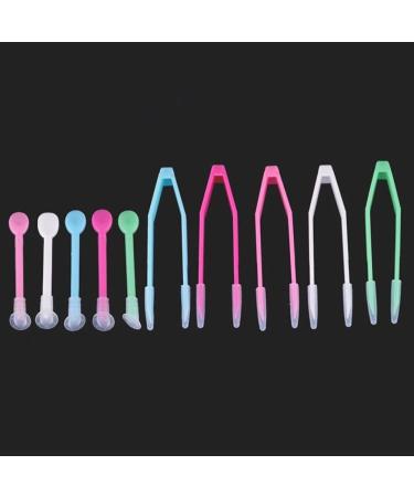 Lipfer 5 Pack Colorful Contact Lens Remover & Inserter Tool Set | Portable Soft Tweezers for Easy Use - International Shipping Available - Buy Online on GoSupps.com