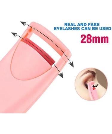 Effortless Lash Curler: Instant Eye-Opening Effect Easy-to-Use Eyelash Curling Tool-Design for Home & Travel(1pc white) - Buy Online on GoSupps.com