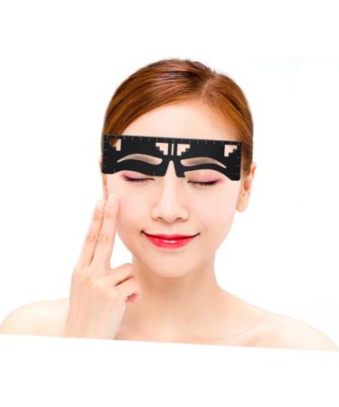 Beavorty Eyebrow Design Eyebrow Card Eyebrow Ruler Tool Eyebrow Drawing Tool Eyebrow Positioning Tool Eyebrow Measuring Tool - Buy Online on GoSupps.com