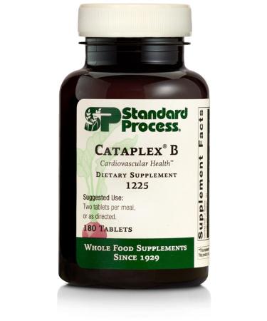Standard Process Cataplex B - Whole Food Formula with Niacin, Vitamin B6, Thiamine, and Inositol for Heart Health, Metabolism, and Cholesterol Maintenance - 180 Tablets