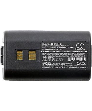 Replacement Battery for Datalogic 944501088 | 2600mAh 7.4V Compatible Parts: 700175303 944551004 944551005 | International Shipping Available - Buy Online on GoSupps.com