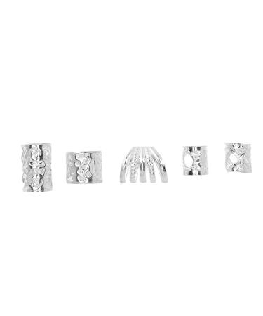 300 Pieces Silver Beard Beads - DIY Retro Lightweight Viking Hair Accessories for Men & Women - Buy Online on GoSupps.com