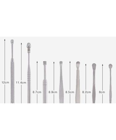 Stainless Steel Ear Pick - Ear Wax Scoop & Curette for Effective Ear Cleaning | International Shipping Available - Buy Online on GoSupps.com